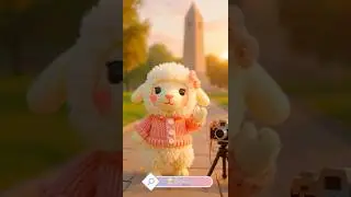 Tiny Lamb&rsquo;s Big Adventure! 🐑✈️ Cozy Travel Vlog in Mini World | #shorts #cute #animals