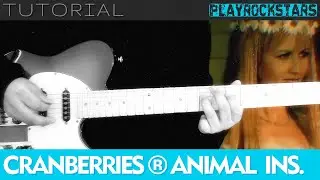 como tocar ANIMAL INSTINCT en guitarra CRANBERRIES ⭐️ TUTORIAL / ACORDES / RITMO / TABS