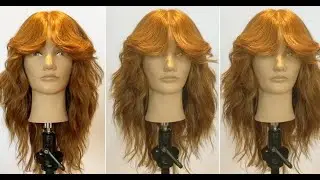 Long Shag haircut & Hairstyle for women | Perfect Long layered Tutorial | Easy Bangs Cut