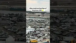 Big Crash on Last Lap of Daytona 500!  😮