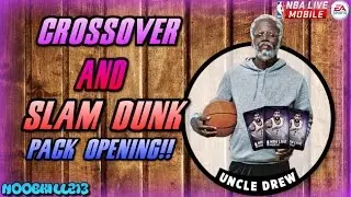 NBA Live Mobile CrossOver & Slam Dunk Pack Opening!! 2 ELITE PULLS!!