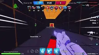 Playing Hyper shot.