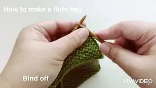 DIY - How to knit a flute bag