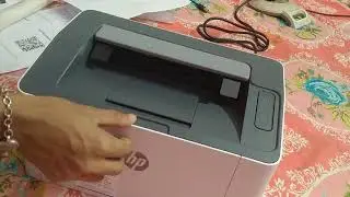 HOW TO SETUP HP LASERJET 108W PRINTER AND GET SSID PASSWORD
