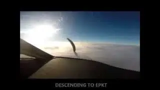 PIPER MIRAGE IFR low visibility EPLL - EPKT