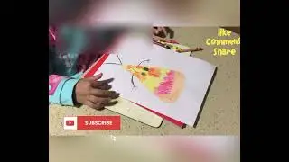 How draw a pizza slice 🍕 #kids #kidsvideo #drawing #pizza