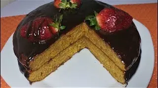 Pastel de zanahoria sin horno