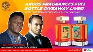Live Interview + Giveaway w/Argos Fragrances!