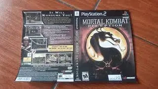 mortal kombat deception (2004) ps2 box cover review 