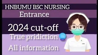 Hnbumu Bsc Nursing 2024 expected cut-off 🎀✨#bscnursing #uttarakhand #cutoff