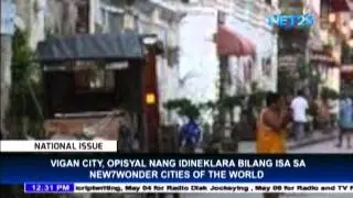 Vigan City, named one of new 7 wonder cities
