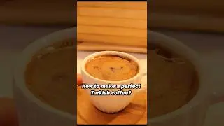 (30 sec) how to make a perfect turkish coffee #turkey #coffee #recipe