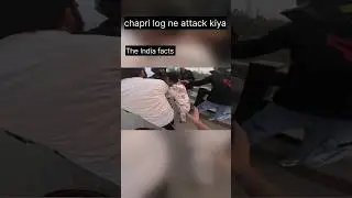 Chapri log ne attack kiya Motovlogger pe 😈 #shorts #mottovlog #rider #trending