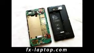 Disassembly Nokia Lumia 820 - Battery Glass Screen Replacement