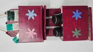 Cardboard wall hanging craft ideas/storage containers with cardboard.