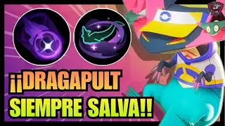 DRAGAPULT SIEMPRE ME SALVA😍MEJORES OBJETOS Y MEDALLAS⭐BUILD DRAGAPULT POKEMON UNITE