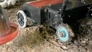Poultry raking..Easy method