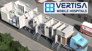 Trailer Based Hospitals Vertisa Modular Mobile Hospital #TrailerHospitals #TruckBasedHospitals