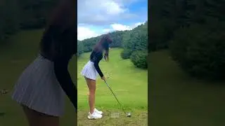 Amazing Golf Swing you need to see #funny #shorts #reels #golf #girl