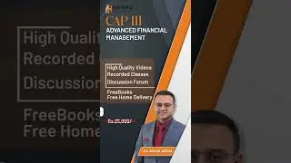 Master CAP III Finance &ndash; Just Rs.24,000/- 💼🔥