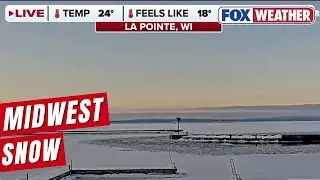 Swath Of Snow Moving Into The Midwest