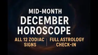 Mid Month December Horoscope 2025 &mdash; All 12 Zodiac Signs | Full Astrology Check In + Timestamps