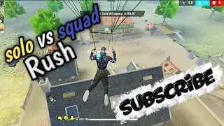 Solo vs Squad Full Rush Game Play 🔥|| 99% Headshot Rate⚡ M10 & M4A1 Easy Game Play 😅|| FREE FIRE 