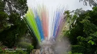 Coloured Smoke Wall Shrubland Palace @shrublandpalace6036 @fireworkcrazy
