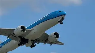 BOEING 777 KLM  FLIGHT TORONTO TO AMSTERDAM TAXIING AND TAKE-OFF TO TORONTO  PHBVV KL692 / KL691