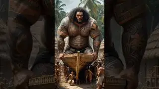 Easter Island Giants  #ai #giants #polynesian #easterisland