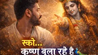 🟡 रुको… कृष्ण बुला रहे हैं  | 🌌 जब जीवन थक जाए | Heart Touching Bhajan 🪶
