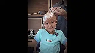 Real Barber❤️#barber #barbershop #kids #kindness #makeup