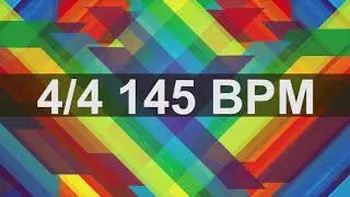🔴 145 BPM Funk Rock Drums Metronome