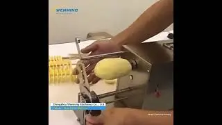 Potato Chips Slicer Machine Tornado Potato Twister Chips Cutter Machine    #machine