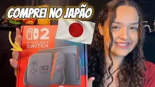 Quanto custa o Switch 2 no JAPÃO? Unboxing + vlog 🎮