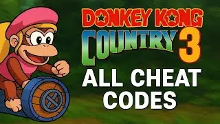 Donkey Kong Country 3 ALL Cheat Codes
