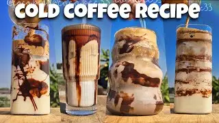 HOW TO MAKE GREEK FRAPPE COLD COFFEE AT HOME ( Chocolate , Nutella , Strawberry)
