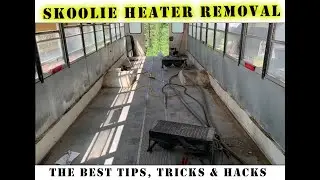 Skoolie Heater Removal - some Tips, Tricks & Hacks to make this a bit easier/quicker