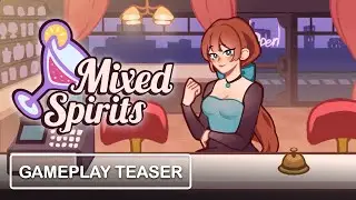 Mixed Spirits: Bartender Simulator - Run A Cozy Bar - Gameplay Teaser (Steam)