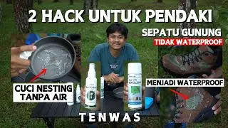 2 PRODUK PENTING UNTUK PENDAKI | TENWAS SNAP CLEAN & SPRAY WATERREPELLENT