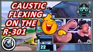 Caustic Flexing On The R-301! | #10 Platinum Caustic Ranked Apex Legends Season 12 | TSM VISS