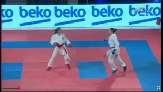 Jovana Preković vs. Jennifer Warling _ Karate Top Ten Zagreb 2016