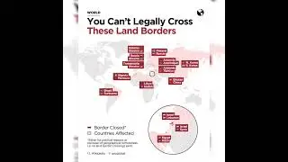 You can't legally cross these borders! #map #borders #national #countries #youtubeshorts #peace