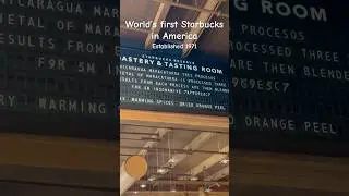 World&rsquo;s first Starbucks in United States 🇺🇸 #starbucks #starbuckscoffee #starbucksreserveroastery