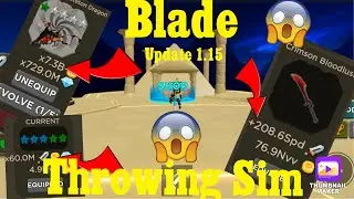 New Upload! Blade throwing Simulator New Update