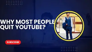 Why Most People Quit YouTube?| Shahid Sultan Kashmiri| Don't Quit| Don't Give Up| #why #dontquit