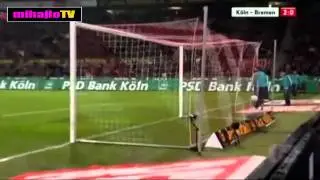 Koln vs. Werder (Adam Matuszczyk, Amazing Goal) (przepiękny gol)