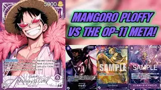 PURPLE LUFFY VS THE OP-11 META! MANGORO PLOFFY DECKLIST, GUIDE, & MATCHES!
