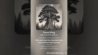 forest king (prototype song)(aka verson 1)