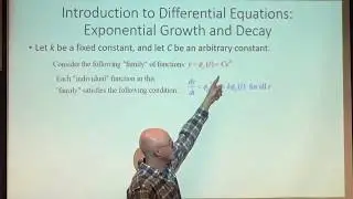 Calc 1, Lec 25B: Differential Equations (Exponential Growth, Heating & Cooling, Logistic Growth)